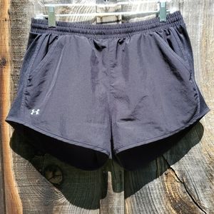 Under Armour Black Shorts with Liner